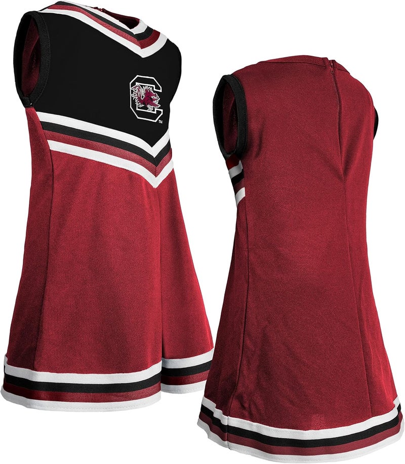 Little King Store NCAA Toddler/Youth Girls Team Cheer Jumper Dress-Sizes 2T 3T 4T 6 - Image 2